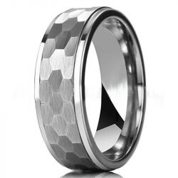 Caving Tungsten Gold Men's Ring